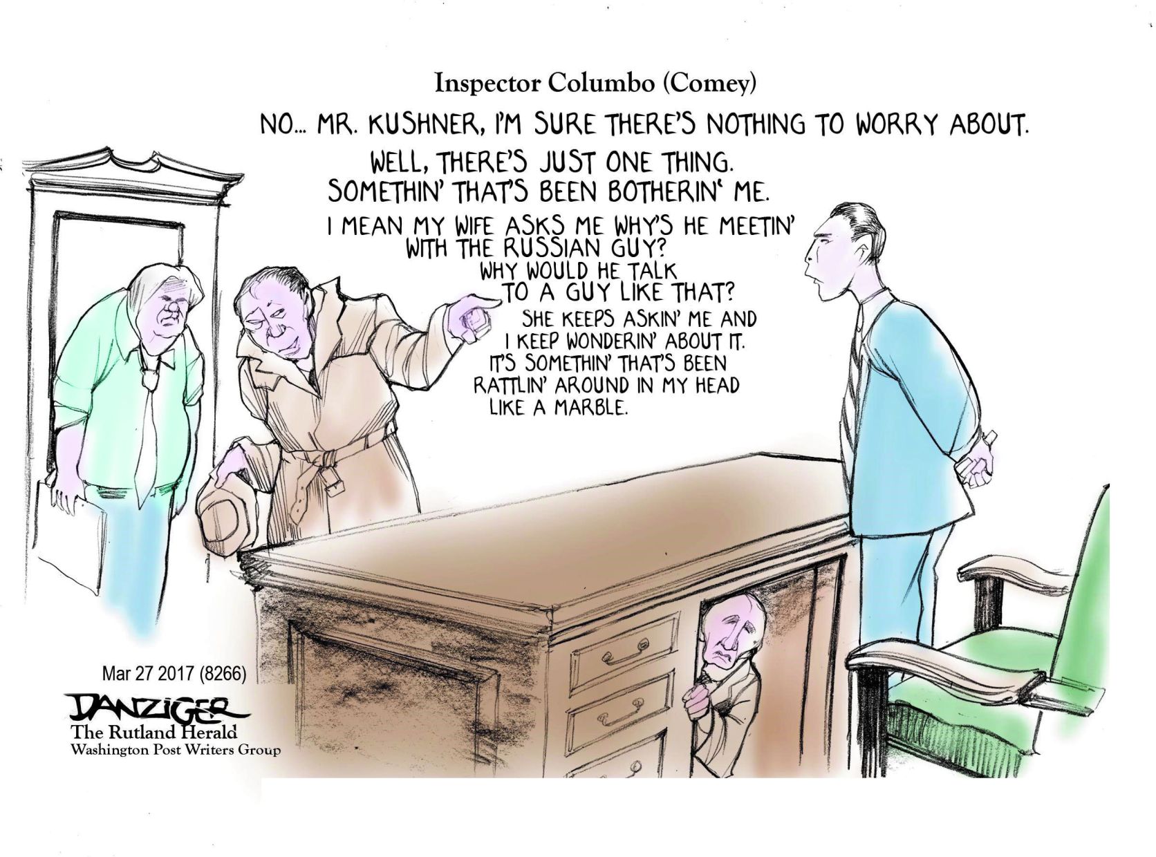 Jeff Danziger editorial cartoon